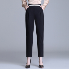 批发实拍裤子女2026新款宽松显瘦百搭休闲裤直筒女裤<b class='q'>小脚</b>春秋<b class='q'>哈伦裤</b>