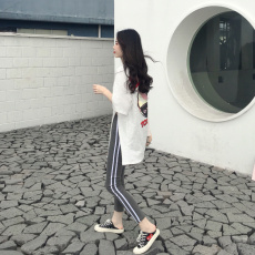 批发原宿印花体恤女短袖<b class='q'>韩版</b>字母T恤上衣+<b class='q'>打底裤</b>女运动休闲套装两件套