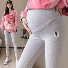 批发.实拍新款孕妇裤打底裤春秋外穿小猫时尚潮妈孕妇裤子小脚裤