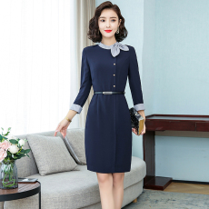 批发高端职业装连衣裙女夏季气质工酒店前台<b class='q'>珠宝</b>店美容师工作服