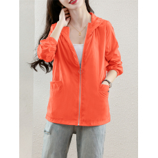 批发中<b class='q'>老年</b>妈妈休闲连帽防晒衣2026夏季新款大码宽松防晒服轻薄短<b class='q'>外套</b>