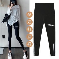 批发<b class='q'>印花</b>打底裤孕妇裤 新款秋冬外穿薄款棉裤紧身弹力秋裤孕妇潮