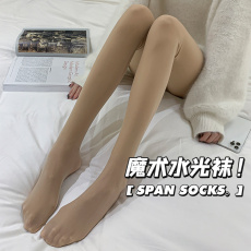 批发实拍大码百搭面膜水光<b class='q'>袜</b>大码<b class='q'>隐形</b>裸感光腿透肤一体裤连裤<b class='q'>袜</b>女