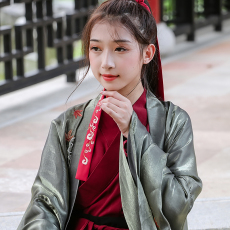 批发<b class='q'>实拍</b>汉服配饰武侠风绣花头带古风饰品配件