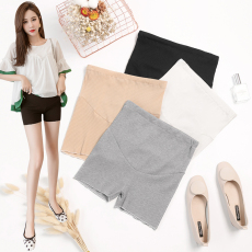 批发实拍螺纹95棉三分高腰安全孕妇裤<b class='q'>打底裤</b>.