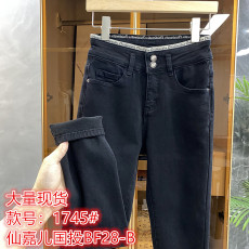 批发加绒小脚<b class='q'>牛仔裤</b>女   86329