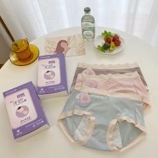 批发女士<b class='q'>内裤</b><b class='q'>生理</b>期防漏高腰大码安全三角裤暖宫无痕舒适包臀姨妈高弹