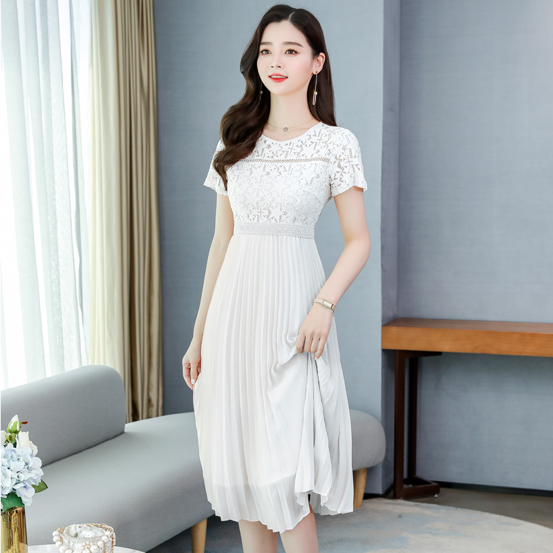 MY8463# 连衣裙新款春款女夏天收腰显瘦长裙气质流行裙子女裝貨源服裝批發
