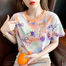 批发短袖<b class='q'>T</b><b class='q'>恤</b>女2026夏季新款女装宽松欧货<b class='q'>个性</b>减龄洋气网红3D休闲上衣