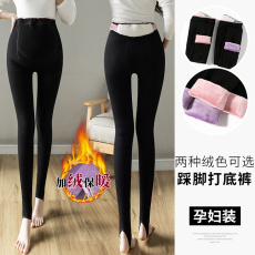 批发实拍 2025秋冬新护宫护腰600克超柔绒孕妇袜裤加绒加厚踩脚打底裤