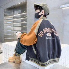 批发痞帅男童外套棒球服春秋2024新款<b class='q'>儿童</b>秋装卫衣中大童秋季男孩<b class='q'>夹克</b>