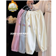 批发秋款 / 加绒款 <b class='q'>女童</b>小马宝<b class='q'>莉</b>运动裤秋冬女孩棉卫裤收脚软软长裤子