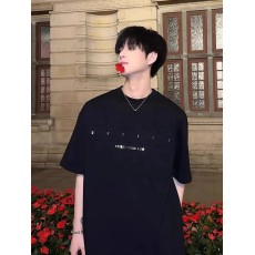 批发【官图 高品质 270G曼巴棉】钢印字母印花男夏季重磅短袖T恤衫