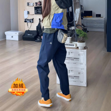 批发卡其色美式工装裤男款秋冬三防水软壳冲锋裤子加绒修身户外登山裤