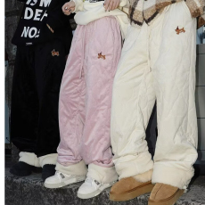 批发百搭休闲裤男宽松直筒休闲裤2025潮男束脚裤子百搭ins港风潮男裤