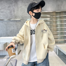 批发<b class='q'>男童</b>开衫<b class='q'>拉链</b>连帽外套加绒秋冬款2025新款中大儿童棒球服秋季上衣