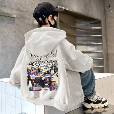 批发<b class='q'>男童</b>开衫<b class='q'>拉链</b>连帽外套加绒秋冬款2025新款中大儿童棒球服秋季上衣