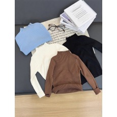 批发儿童秋冬季打底衫毛衣弹力针织纯色男女童上衣百搭简约韩版童装