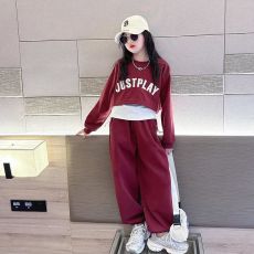 批发儿童爵士舞<b class='q'>服装</b>2025新韩版女童露肚脐<b class='q'>街舞</b>服小众时尚洋气走秀潮服