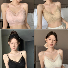 批发辣妹风<b class='q'>蕾丝</b>美背吊带背心2025秋季新款显瘦修身<b class='q'>裹</b>胸内搭内衣上衣女