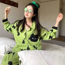 批发馨依 春季睡衣女士<b class='q'>新款</b>云朵棉长袖小翻领长袖长<b class='q'>裤</b>休闲家居服套<b class='q'>装</b>