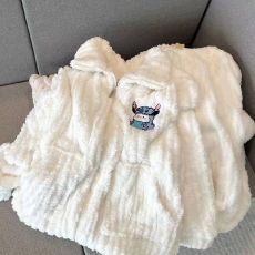 馨依 冬季睡衣女款珊瑚绒可爱学生少女加绒加厚保暖可外穿家居服