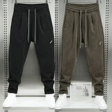 批发2025新款宽松休闲裤男<b class='q'>韩版</b>潮流百搭裤子春秋季坠感阔腿拖地长裤