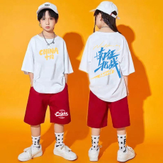 批发<b class='q'>男童</b>潮<b class='q'>牌</b>夏装套装宽松休闲运动纯棉短袖五分短裤中大儿童两件套潮