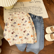 批发<b class='q'>女</b><b class='q'>童</b><b class='q'>春装</b><b class='q'>2026</b>新款毛衣套装洋气时髦休闲<b class='q'>牛仔裤</b>中<b class='q'>大</b>儿<b class='q'>童</b>春秋两件套