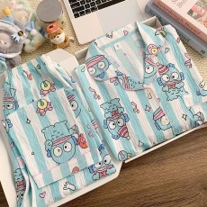 批发新款云朵棉长袖长裤亲子春秋卡通简约家居服<b class='q'>套装</b>