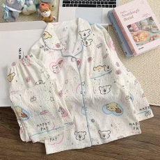 批发新款云朵棉长袖长裤亲子春秋卡通简约家居服<b class='q'>套装</b>