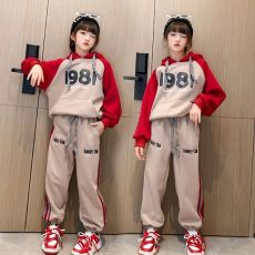 批发女童炸街套装春秋装2026新款网红卫衣儿童女大童时髦洋气童装卫裤