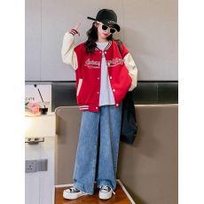 批发女童秋装外套2025新款<b class='q'>儿童</b>秋季洋气时髦棒球服春秋款大童网红<b class='q'>夹克</b>