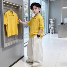 批发<b class='q'>男</b><b class='q'>童</b><b class='q'>夏季</b><b class='q'>韩版</b>套装2026新款中<b class='q'>大</b><b class='q'>童</b>短袖polo衫长裤时髦洋气潮两件套