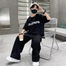 批发儿<b class='q'>童装男童</b>夏装薄款套装2026新款夏季中大童运动短袖夏款帅气时髦