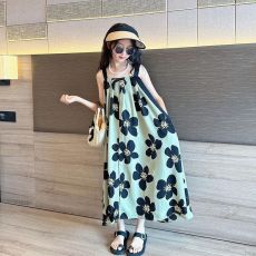 批发女童连衣裙夏季<b class='q'>儿童</b>裙子2026新款夏装洋气公主裙大童装女孩<b class='q'>衬衫</b>裙