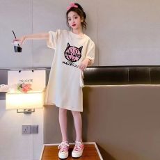 批发女童连衣裙夏季2026新款<b class='q'>韩版</b>洋气儿童裙子薄款夏装女孩短袖公主裙