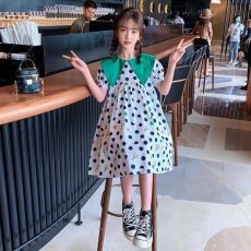 批发<b class='q'>女</b><b class='q'>童</b><b class='q'>连衣</b><b class='q'>裙</b>夏装2026新款儿<b class='q'>童</b>甜美娃娃领公主风中<b class='q'>大</b><b class='q'>童</b>夏季薄款裙子