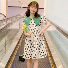 批发<b class='q'>女</b><b class='q'>童</b><b class='q'>连衣</b><b class='q'>裙</b>夏装2026新款儿<b class='q'>童</b>甜美娃娃领公主风中<b class='q'>大</b><b class='q'>童</b>夏季薄款裙子