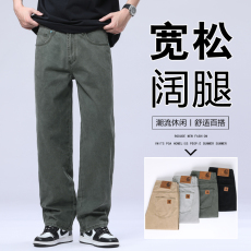 批发2026新款潮牌纯棉高街百搭直筒休闲裤