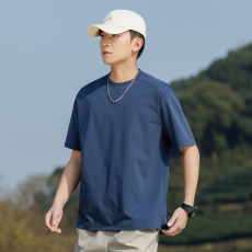 批发美式短袖T恤男夏季薄款新款速干UPF40+抗紫外线休闲上衣