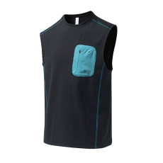 批发户外潮牌运动无袖<b class='q'>T</b><b class='q'>恤</b>男款夏季薄款宽松速干短袖<b class='q'>男生</b>坎肩背心