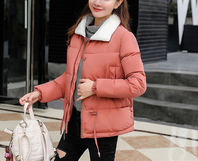 冬季短款棉服女小棉袄面包服蓬蓬无帽反季棉衣短款韩版加厚棉服
