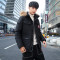 男士冬季外套新款羽绒服韩版潮流学生男装衣服白鸭绒袄带毛领短款轮播图1