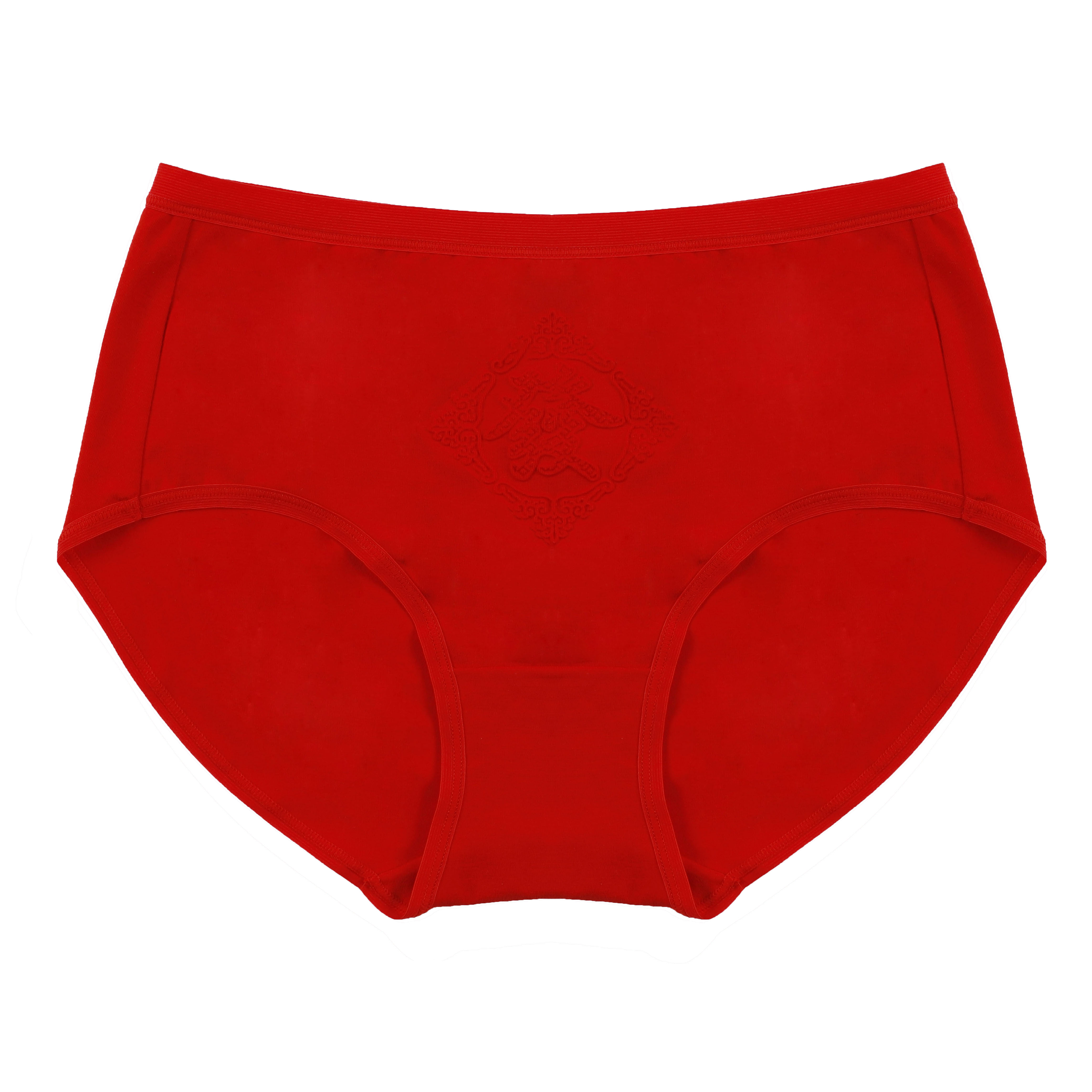 本命年内裤女大红色发财闺蜜鼠年中腰收腹提臀纯棉裆抗菌三角裤