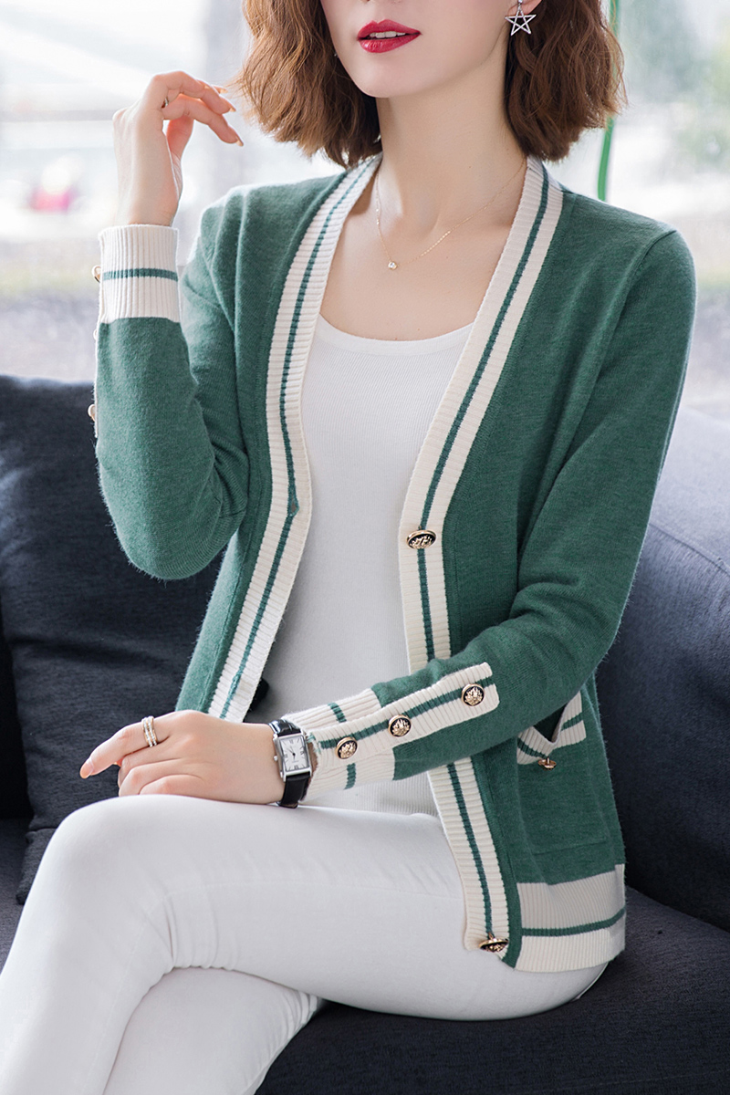 非实拍 开衫外套早春针织2020春装新款时尚短款毛衣外套披肩外搭