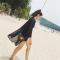 沙滩防晒衣女式长袖夏季韩版中长款雪纺开衫海边度假宽松薄款外套轮播图3