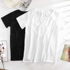 批发实拍女装夏季短袖t恤2020年宽松新款白色半袖ins上<b class='q'>衣服</b>潮