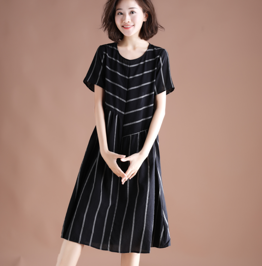 码中年妈妈款夏装中长裙子女-欧丽文艺大码女装-广州批发货源-搜款网