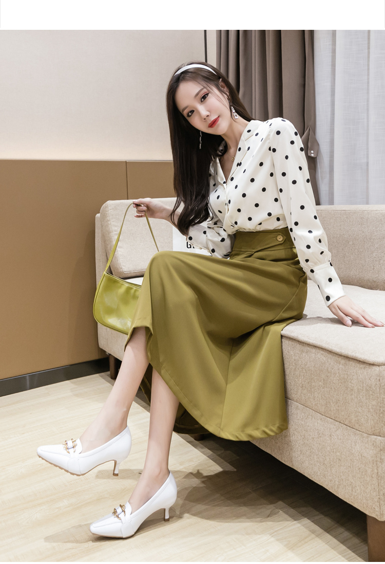 现货2021新款韩版中长a字伞裙适合胯大腿粗女高腰显瘦大摆裙